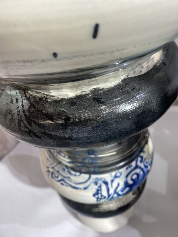 Høy vase 